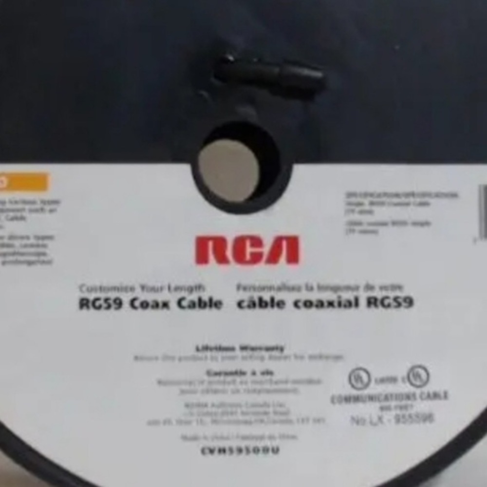 Custom RG59 cables RCA BNC COAX 1/4 inch I make to order any custom cable